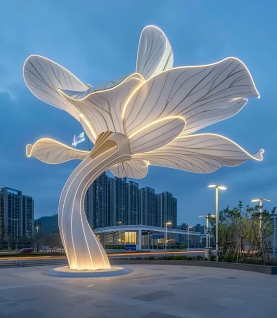 Illuminated Resin Sculpture