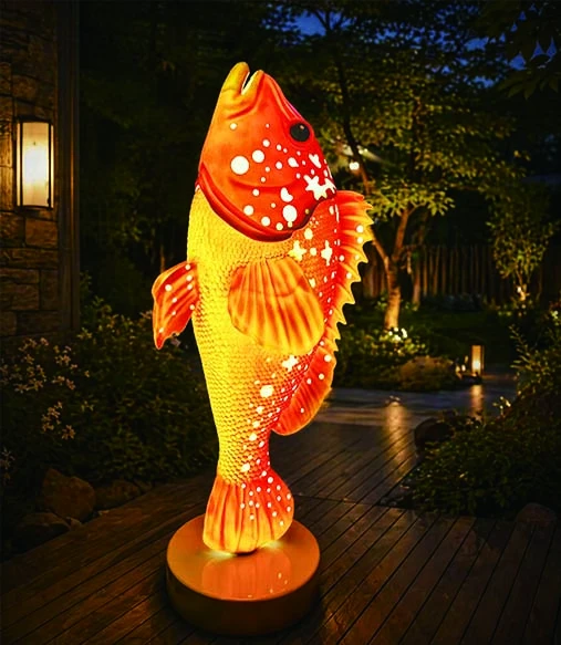 Illuminated Resin Sculpture