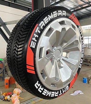 Automotive Tire Art Sculpture