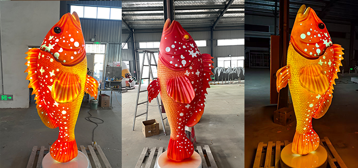 Illuminated Resin Sculpture