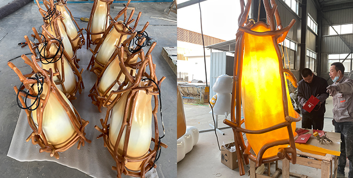 Illuminated Resin Sculpture